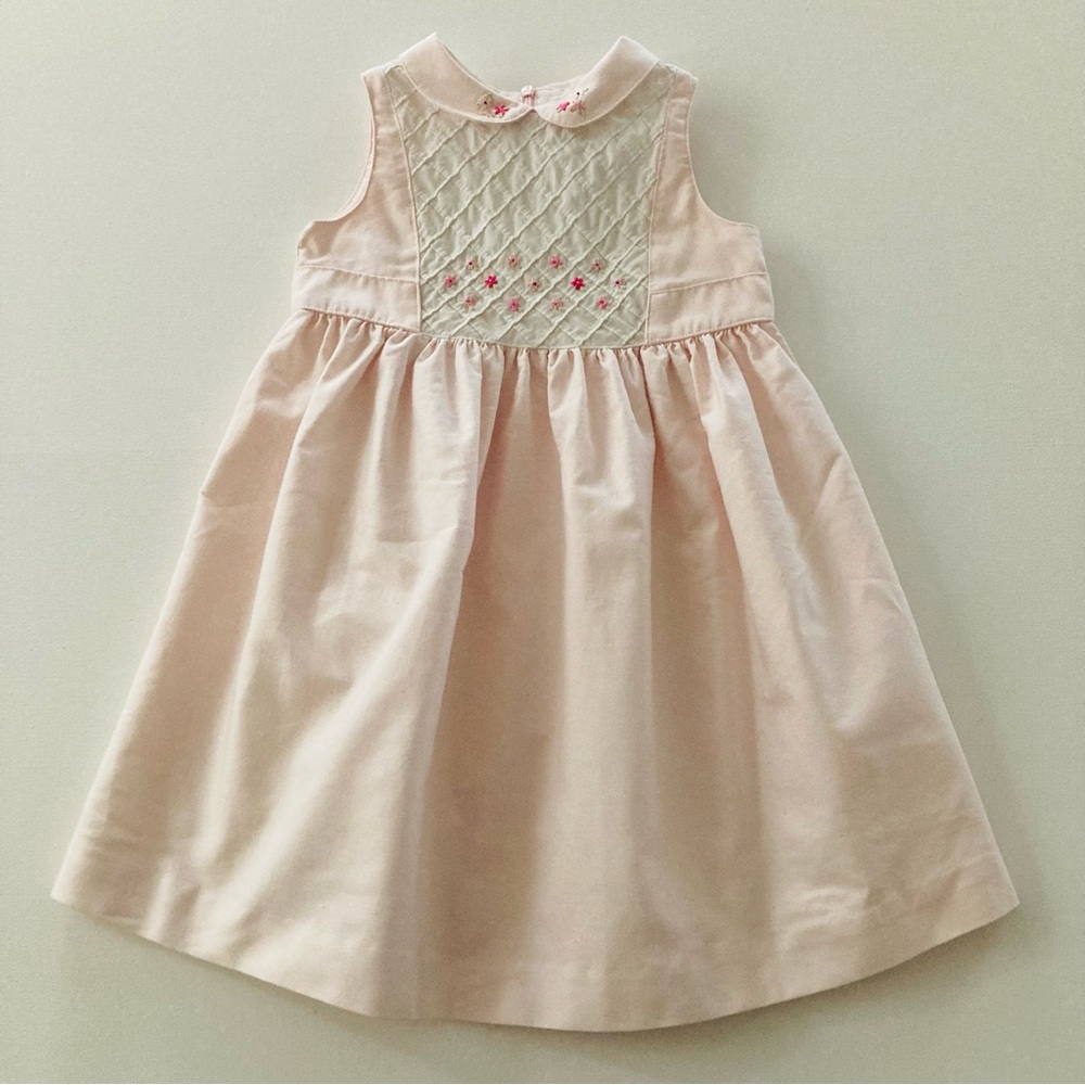 Vintage Gymboree 2001 Baby Girl 18-24 Months Pink Dress Spring Summer